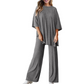 Women's Casual Top & Pants Set