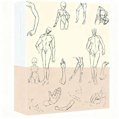 Secret & Point Human Character Drawing Book