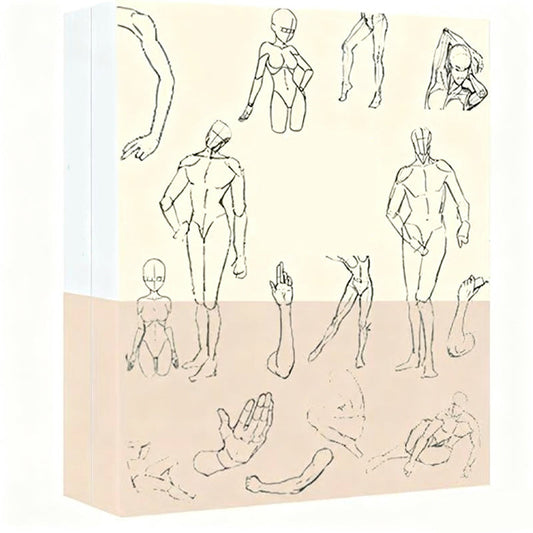 Secret & Point Human Character Drawing Book
