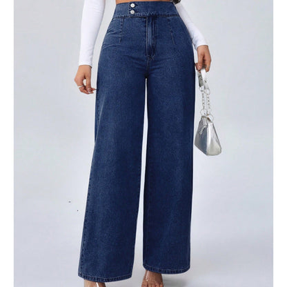 🎁2026 New Arrivals 50% OFF💥Women's High-Waist Wide-Leg Jeans