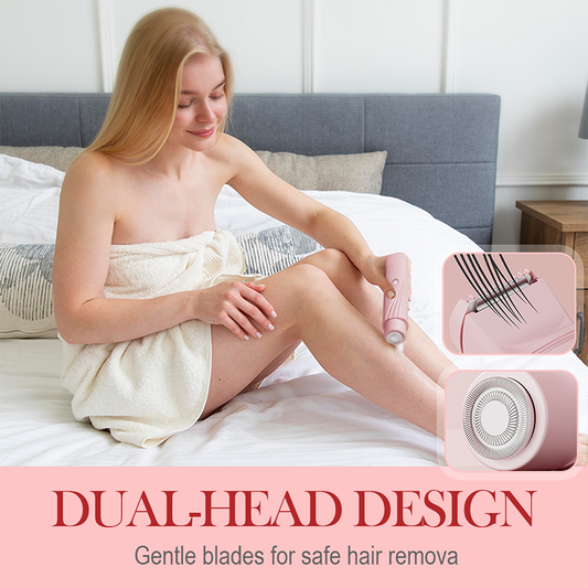 🎅This Year's Gift is Beauty🌸Portable Dual-Head Epilator for Women, IPX7 Waterproof
