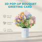 3D Pop-Up Bouquet Greeting Card
