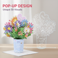 3D Pop-Up Bouquet Greeting Card