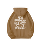 Unisex Not Friendly Oversized Pullover Hoodie
