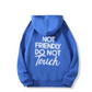 Unisex Not Friendly Oversized Pullover Hoodie