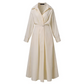 💥2026 New Hot Sale💕Women's Plain Cotton Lapel Shirt Wrap Dress