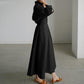 💥2026 New Hot Sale💕Women's Plain Cotton Lapel Shirt Wrap Dress