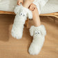 📢📢Buy 1 Get 1 Free!!💗LAST DAY SALE 50% OFF⚡50K+ SOLD💕Women's Plush Slippers Socks Floor Socks Winter Home Indoor Thickened Fleece-Lined Anti-Slip Adult Women's Plush Snow Socks Shoe Covers