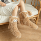 📢📢Buy 1 Get 1 Free!!💗LAST DAY SALE 50% OFF⚡50K+ SOLD💕Women's Plush Slippers Socks Floor Socks Winter Home Indoor Thickened Fleece-Lined Anti-Slip Adult Women's Plush Snow Socks Shoe Covers