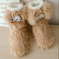 📢📢Buy 1 Get 1 Free!!💗LAST DAY SALE 50% OFF⚡50K+ SOLD💕Women's Plush Slippers Socks Floor Socks Winter Home Indoor Thickened Fleece-Lined Anti-Slip Adult Women's Plush Snow Socks Shoe Covers