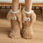 📢📢Buy 1 Get 1 Free!!💗LAST DAY SALE 50% OFF⚡50K+ SOLD💕Women's Plush Slippers Socks Floor Socks Winter Home Indoor Thickened Fleece-Lined Anti-Slip Adult Women's Plush Snow Socks Shoe Covers