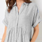👗2026 Hot Sale🔥Striped Shirt Dress, Collar & Buttons | With Functional Pockets