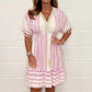 Ethnic Style Casual Printed Dress