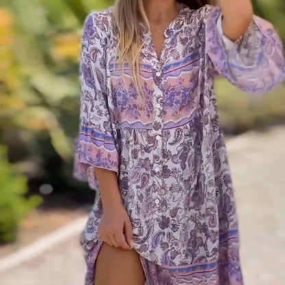 Women’s Floral V-Neck Dress