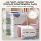 🌸Last Day Buy 2 Get 1 Free💗No‑Pump 3D Vacuum Storage Bags Space‑Saving Reusable Sealer Bags for Bedding & Clothes