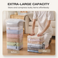🌸Last Day Buy 2 Get 1 Free💗No‑Pump 3D Vacuum Storage Bags Space‑Saving Reusable Sealer Bags for Bedding & Clothes