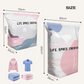 🌸Last Day Buy 2 Get 1 Free💗No‑Pump 3D Vacuum Storage Bags Space‑Saving Reusable Sealer Bags for Bedding & Clothes