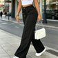 ⏳Last Day Sale Only ￡13.99!!👖💥Women's High-Waisted Straight Leg Trousers – Front seam & elastic back – Versatile, comfortable & perfect for office or casual wear ✨🌸