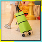 ⏳LAST DAY SALE ONLY ￡7.99!!🔥2-in-1 Foldable Shopping Cart🛒 23L Large Capacity Grocery Tote No More Heavy Grocery Bags！