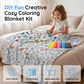 🎨✨LAST DAY SALE 60% OFF!!⚡Creative Cozy Coloring Blanket Kit🎨✨