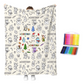 🎨✨LAST DAY SALE 60% OFF!!⚡Creative Cozy Coloring Blanket Kit🎨✨