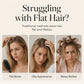 🎉 Last Day Promotion-60% OFF✨💇 Wireless Heated Volumizing Root Lift Clip, Portable Travel Hair Styling Tool for Flat Fine Hair