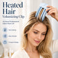 🎉 Last Day Promotion-60% OFF✨💇 Wireless Heated Volumizing Root Lift Clip, Portable Travel Hair Styling Tool for Flat Fine Hair