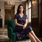 💃 2026 Summer Hot Sale • 70% OFF 🌿⏳  Women’s Chic V-Neck Floral Print Dress with Twist Waist