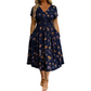 💃 2026 Summer Hot Sale • 70% OFF 🌿⏳  Women’s Chic V-Neck Floral Print Dress with Twist Waist