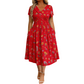 💃 2026 Summer Hot Sale • 70% OFF 🌿⏳  Women’s Chic V-Neck Floral Print Dress with Twist Waist