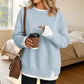 👚 2026 Autumn Hot Save 53% Today✨ Women's Loose Faux Two‑Piece Sweatshirt