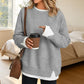 👚 2026 Autumn Hot Save 53% Today✨ Women's Loose Faux Two‑Piece Sweatshirt