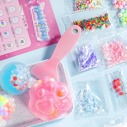 🐱🧊 DIY Cat Paw Ice-Crush Sensory Squishy Toy – Clear & Fun 🎨✨ |🌟 Free shipping on orders of 2 or more items; 10% off and free shipping on orders of 3 or more items🎁