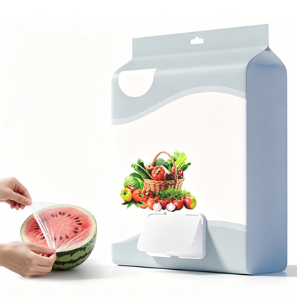 🔥LAST DAY SALE ONLY ￡6.99! 50%OFF 🎁300/500pcs Disposable Stretch Food Covers for Bowls & Plates