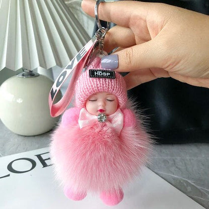 📢📢📢ONLY £8.99!!! Buy 1 Get 1 Free & £17.98 Buy 2 Get 3Free✨Gift Idea-60% OFF🧸💞Soft Plush Doll Keychain – ultra-soft & irresistibly cute.
