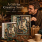 🔥 50% OFF! ✨ Creative Steampunk Guitar 3D Wooden Puzzle – DIY Mechanical Model & Assembly Toy 🎸