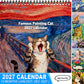 🏆 Last Day Special Price £ 3.39! 🗓️Buy 2 Get 3 Free🐱 2027 Cat Meme Calendar – Funny daily humor & wall-ready ✨