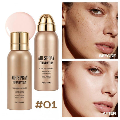 🥳Last Day-50% OFF✨Air Spray Foundation – flawless full coverage, waterproof & sweatproof. 💋💖