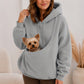 ✨ Save £29: Women's Pet Holder Winter Hoodie 🐶 [Cozy Fleece • Buy 2 Free Shipping 🎁]