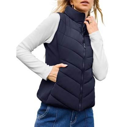 📢📢Special Surprise Price!!! £19.99 each！Buy 2 Free shipping ✈️🔥Buy 3 10% discount & Free shipping🔥Women's Warm Stand Collar Vest