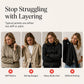 ⌛Limited Sale 50%🔥Women's Patchwork Denim Coat – Stretchy, Stylish & Comfortable ✨