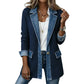 ⌛Limited Sale 50%🔥Women's Patchwork Denim Coat – Stretchy, Stylish & Comfortable ✨