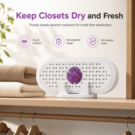 ⏳LAST DAY SALE ONLY￡7.99! ✨BUY 2 GET 1 FREE & BUY 3GET 2 FREE✨Mini Reusable Household Dehumidifier.