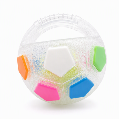 🔥Limited Half Price! Interactive Dog Soccer Ball Toy with Grab Tabs | Tough Bite-Proof Dog Football, Indoor & Outdoor Fetch Chew Toy for All Dog Breeds