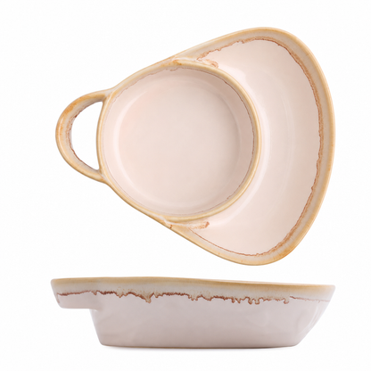 💖Black Friday Mega Deal – 50% off!💖50K+ Sold! 🤩🍽️Retro Ceramic Divided Baking Dish with Single Handle