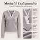 🌸Last day of the event——Hot Sale 50% OFF！！！💖Women's Mock Neck Lace Trim Knit Sweater