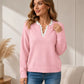 🌸Last day of the event——Hot Sale 50% OFF！！！💖Women's Mock Neck Lace Trim Knit Sweater