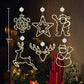 ⏳LAST DAY SALE ONLY ￡6.99!!🎄❄️ DIY Christmas Snowflake Suction Cup LED Lights ✨ | Battery Operated, Warm & Multi-Colour, Window Suction Lights, Christmas Home & Party Decor